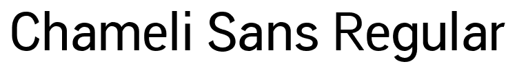 Chameli Sans Regular font